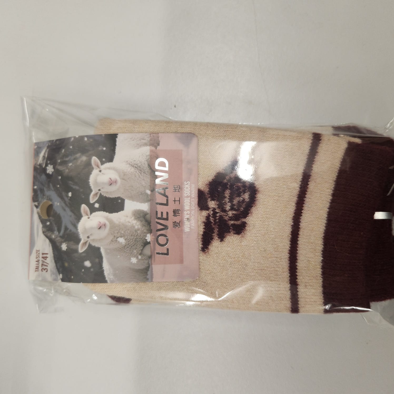 LADIES SOCKS FOR WINTERS FREE SIZE SHEEP WOOLEN