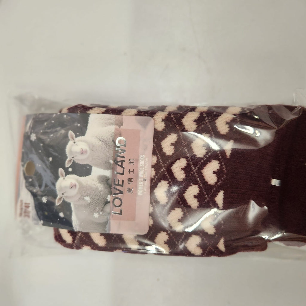 LADIES SOCKS FOR WINTERS FREE SIZE SHEEP WOOLEN
