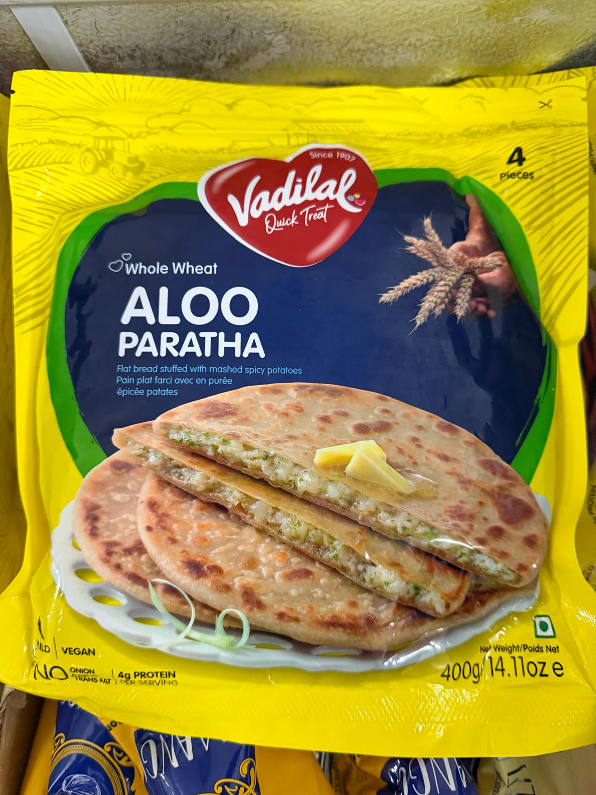 VADILAL ALOO PARATHA 400 GM