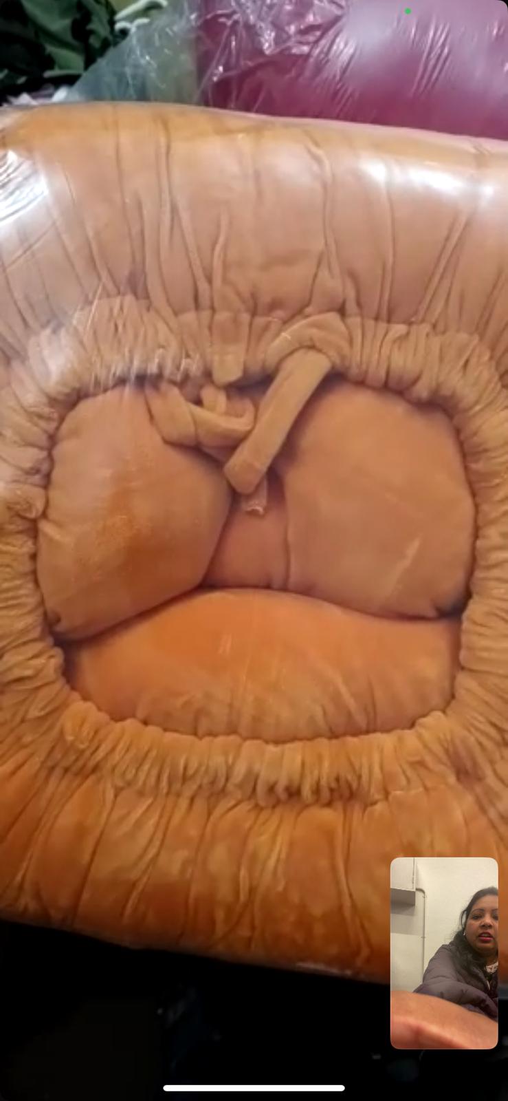 BABY SLEEPING NEST (VALVET) WITH 4 CUSIONS & FLY NET