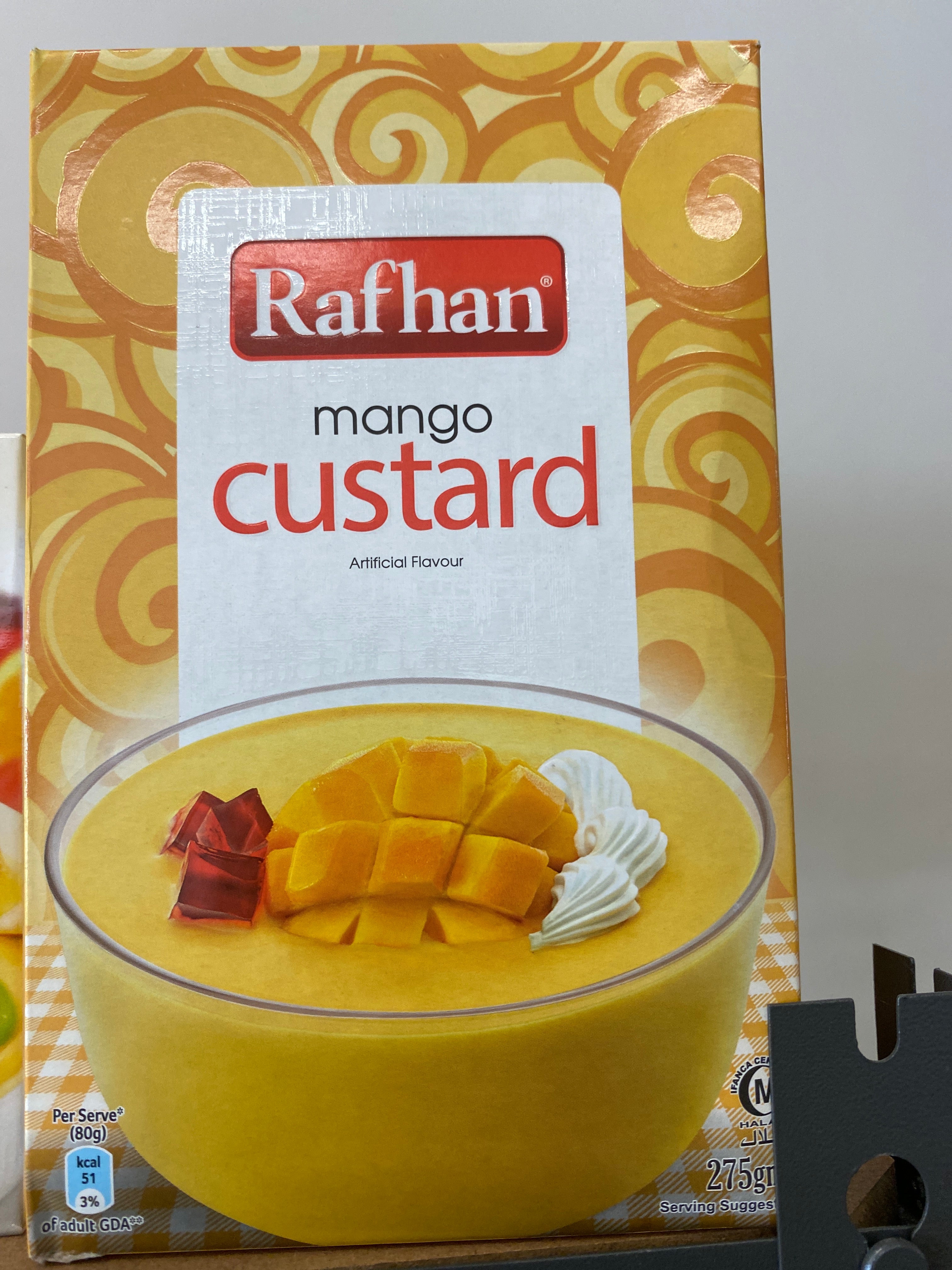 RAFHAN MANGO  CUSTARD 275 GM