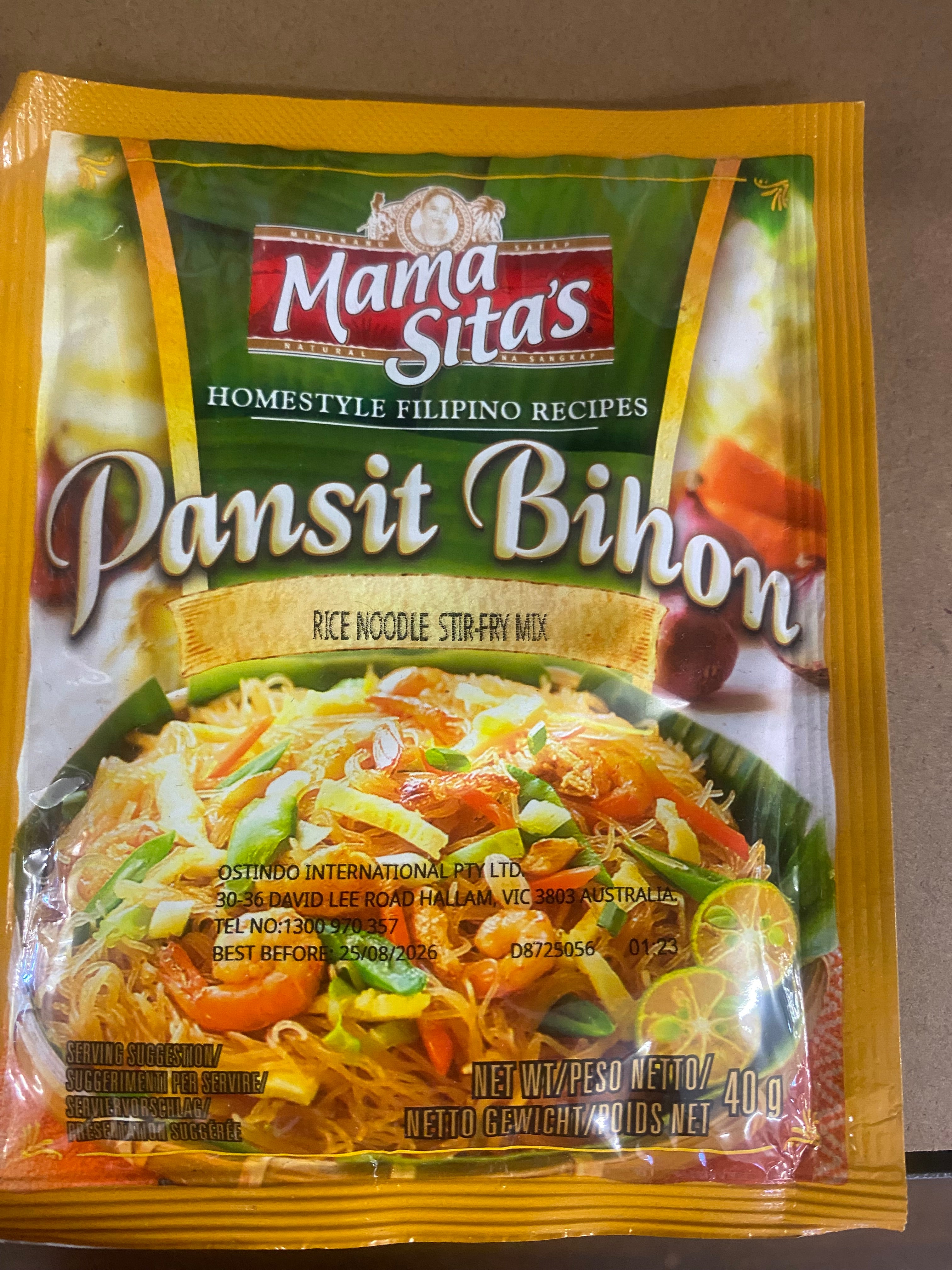 MAMA SITA'S RICE NOODLES MIX 40 GM